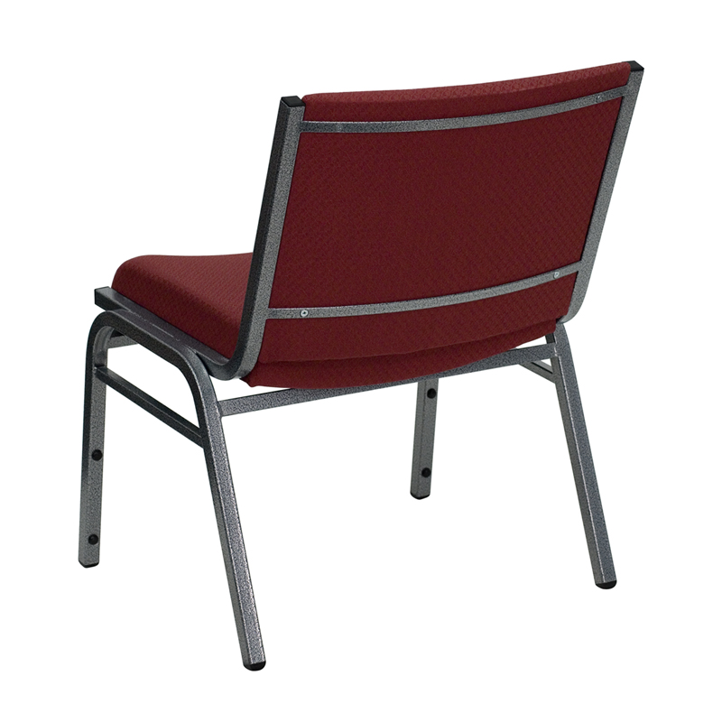 Flash Furniture HERCULES Series Big and Tall 1000 lb. Rated Burgundy Fabric Stack Chair