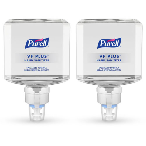 Gojo Purell VF PLUS Hand Sanitizer Gel Refill | 40.6 fl oz (1200 mL)， Pump Dispenser， 2