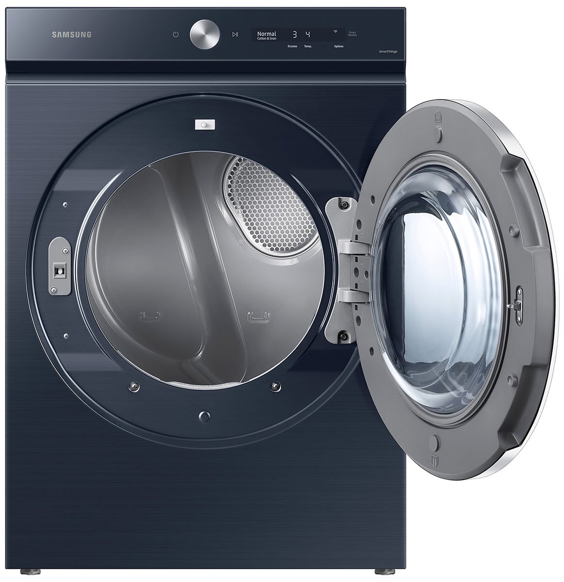  Bespoke 7.6 Cu. Ft. Brushed Navy Ultra Capacity Gas Dryer With AI Optimal Dry And Super Speed Dry