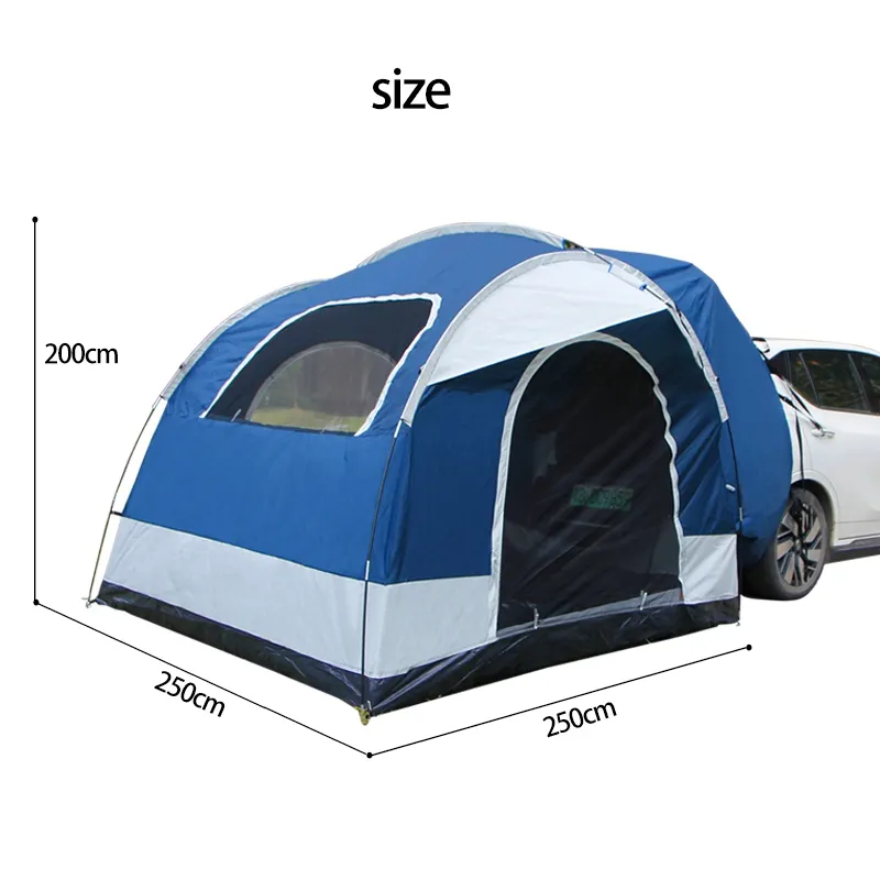 Factory Direct Outdoor Awning Camping Portable Waterproof Sunshade Car Tailgate Tent for SUV