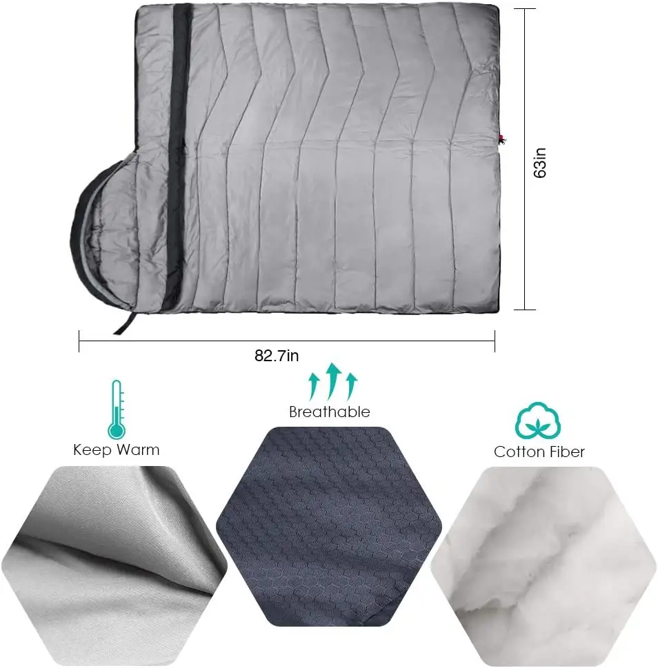 Family Camping Disposable Envelop Sleeping Bag Manufacturer Inflatable Sleeping Bag