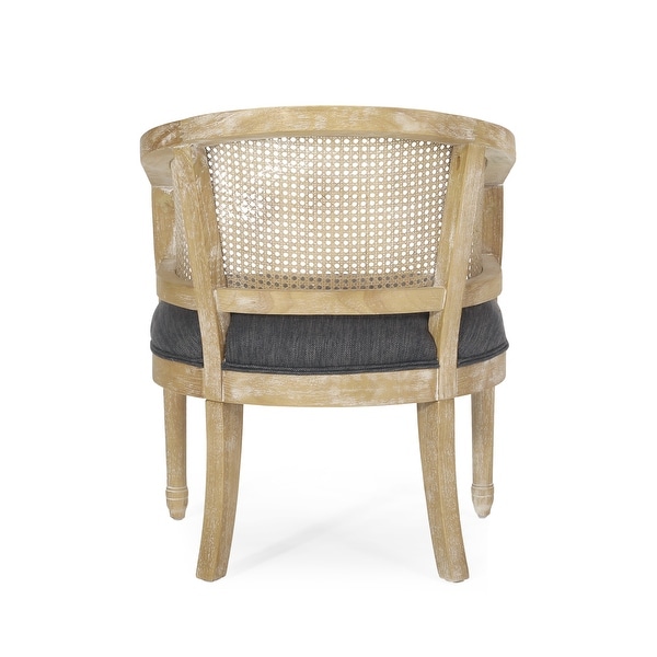 Steinaker Wood and Cane Accent Chair by Christopher Knight Home