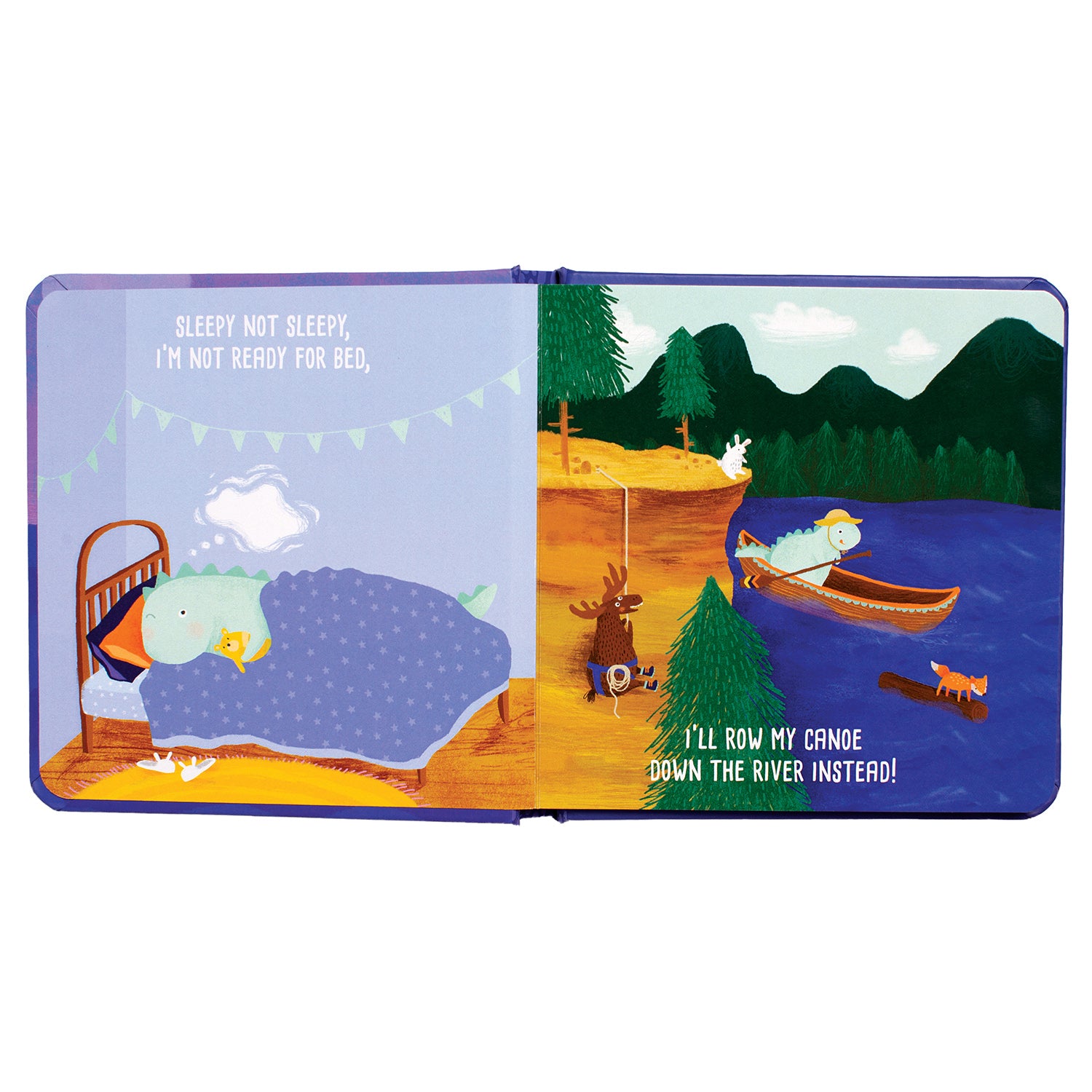 Sleepy Not Sleepy - A Tiny Dino's Bedtime Adventure Board Book