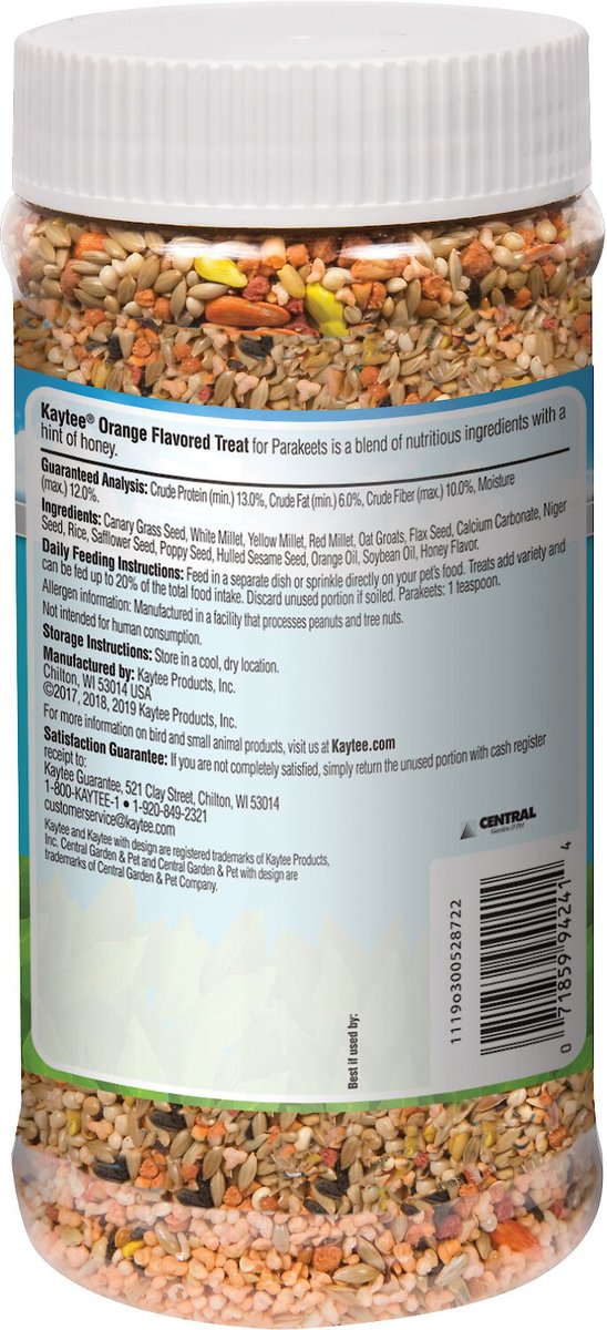 Kaytee Pro Health Orange Blossom Honey Parakeet Bird Treats