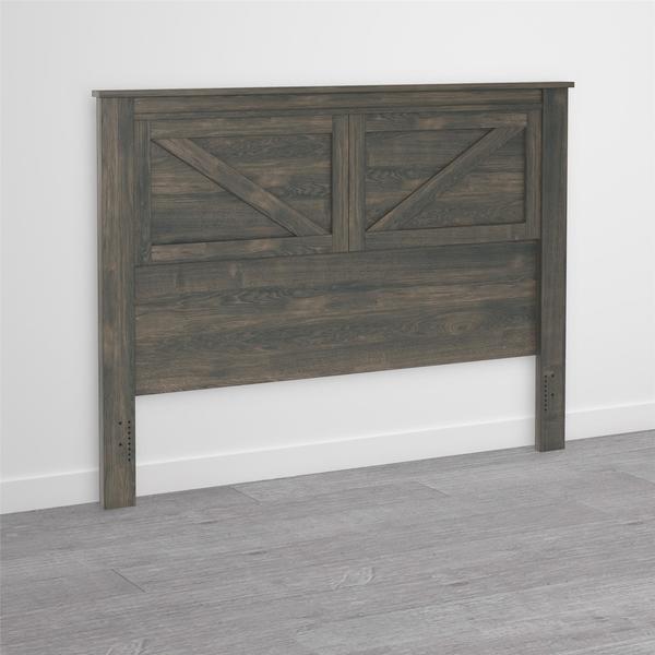 The Gray Barn Latigo Weathered Oak Queen Headboard - - 21906925