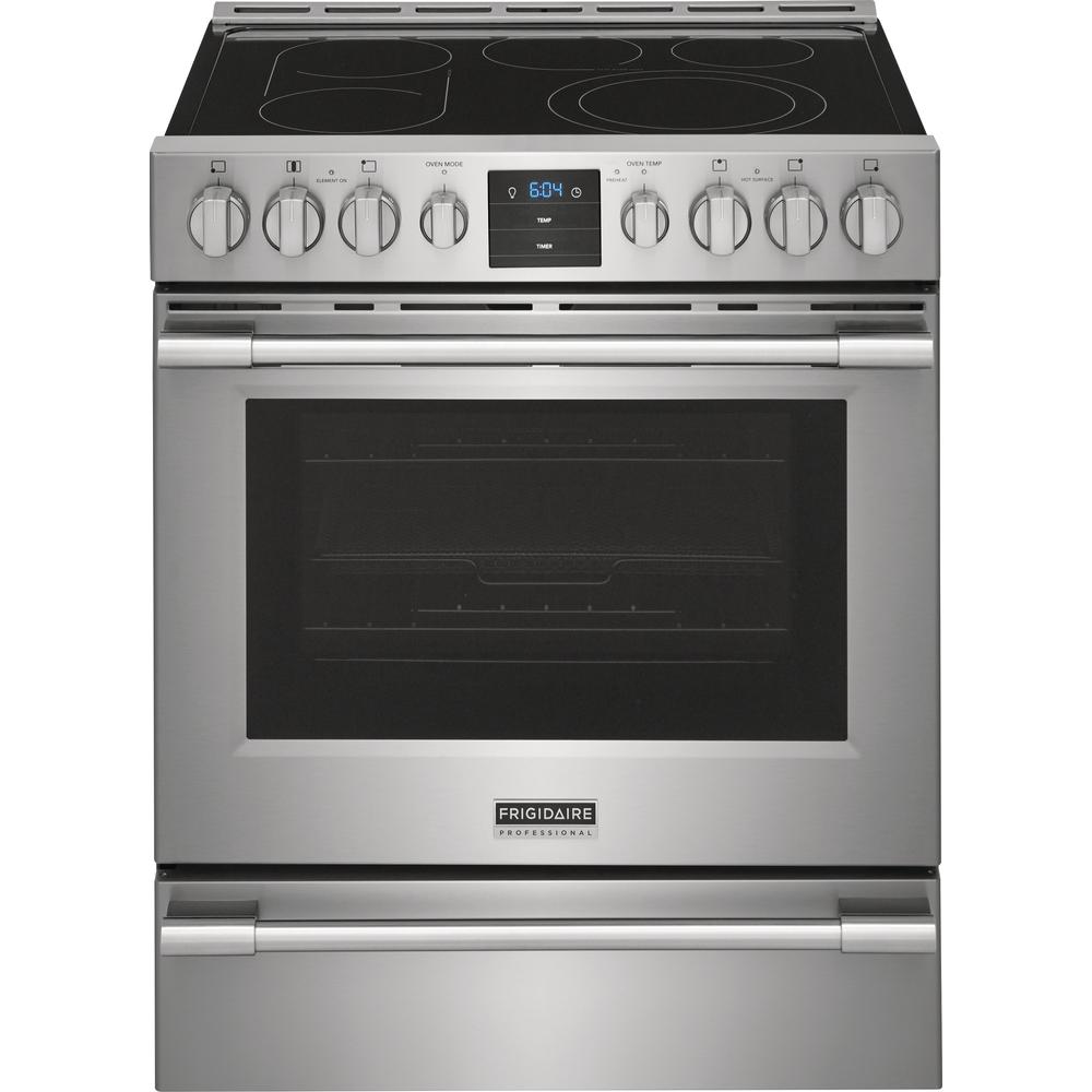 Frigidaire Professional 30-inch Freestanding Electric Range with True Convection Technology PCFE307CAF