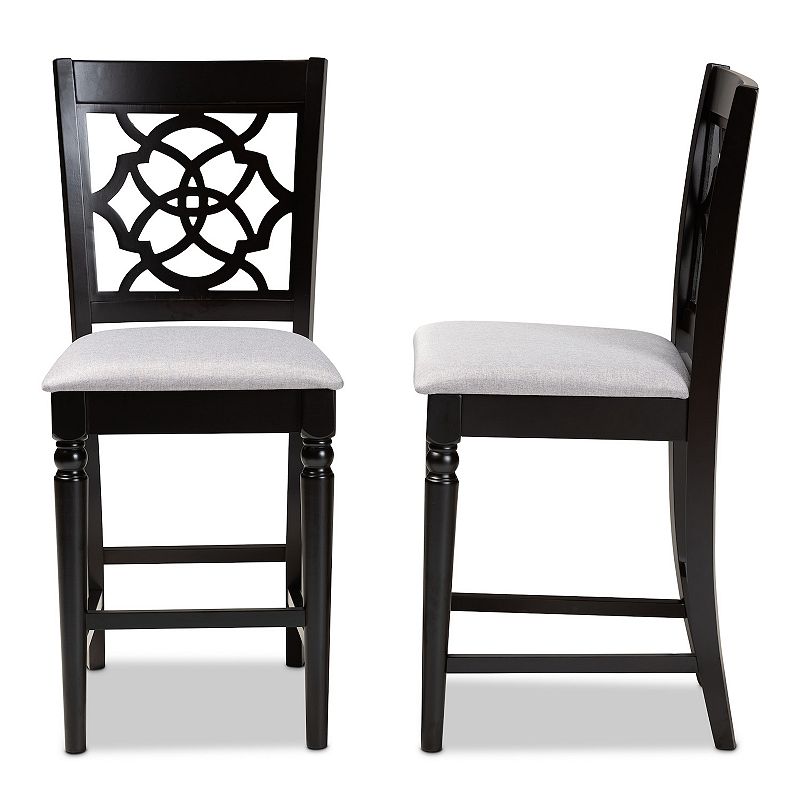 Baxton Studio Arden Counter Stool 2-piece Set