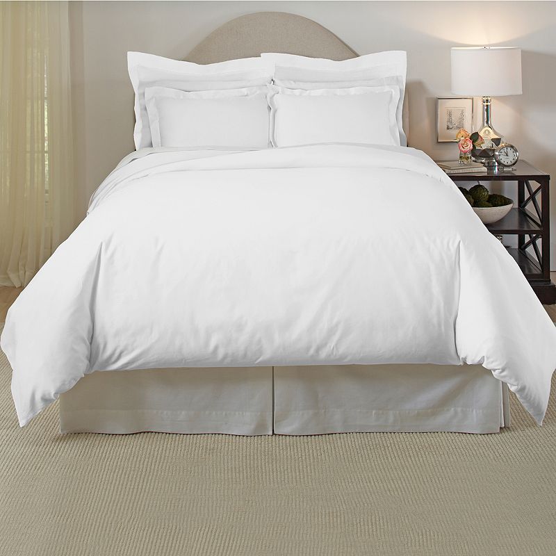 Pointehaven 3-piece 620 Thread Count Cotton Duvet Cover Set