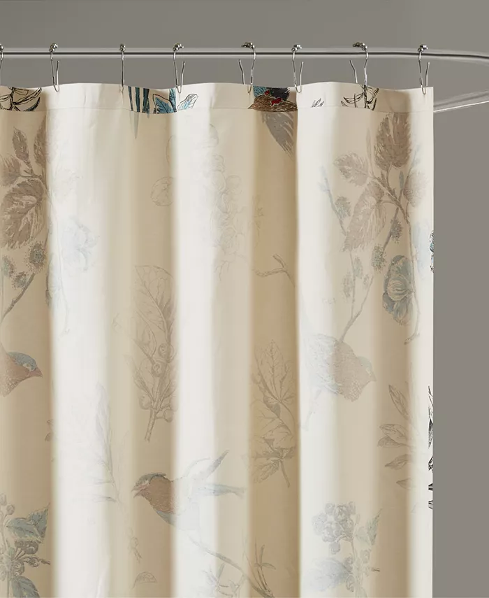 Madison Park Quincy Cotton Shower Curtain 72 x  72