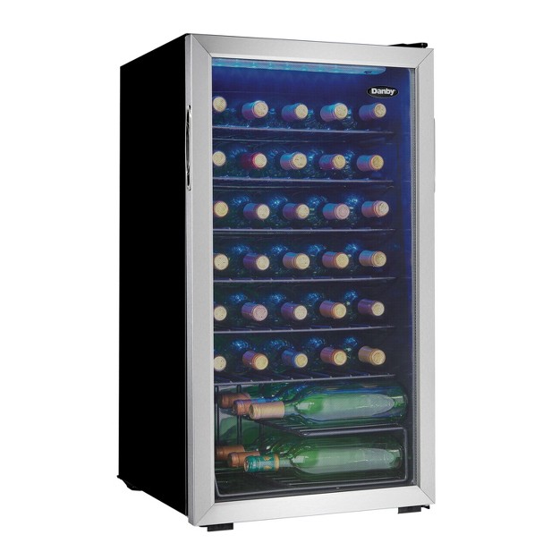 Danby Dwc036a1bssdb 6 36 Bottle Free standing Wine Cooler In Stainless Steel