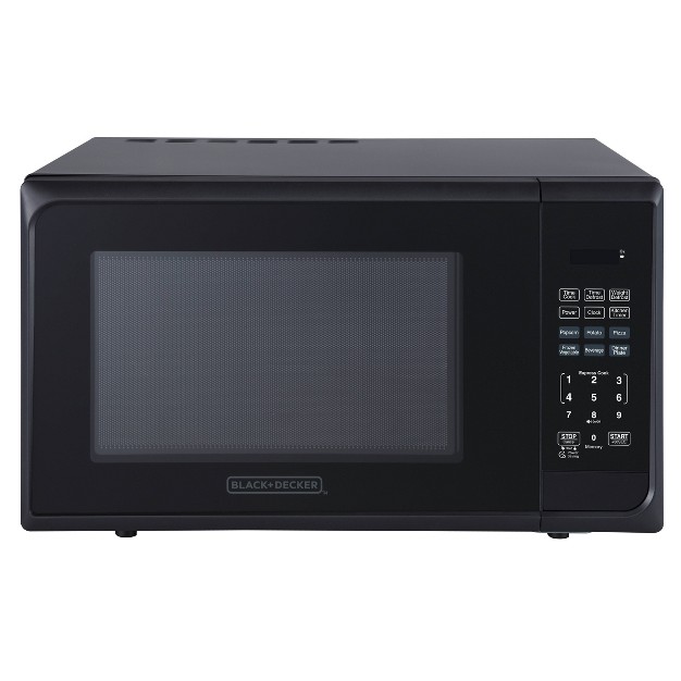 Black decker 1 1 Cu Ft 1000w Microwave Oven Stainless Steel Black