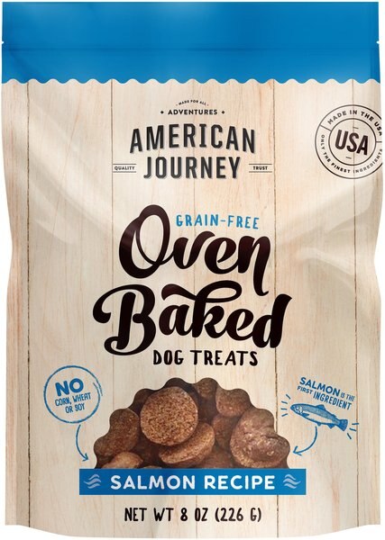 American Journey Salmon Recipe Grain-Free Oven Baked Biscuit Dog Treats