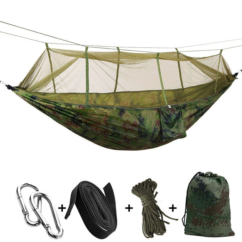 Sirius Survival Tree Hammock, Green and Black