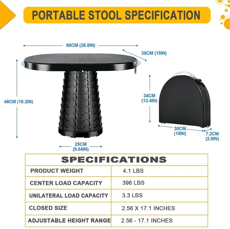 Multifunctional Foldable Camping Table Portable Anti scalding Convenient Folding Retractable Outdoor Tables