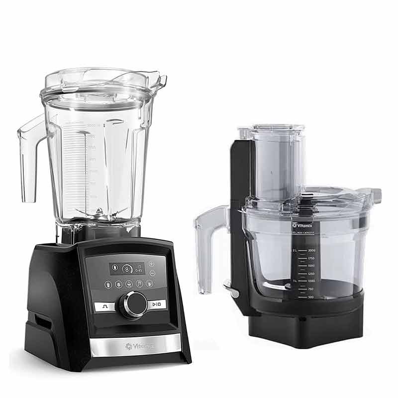 Vitamix A3500 Blender and Food Processor Attachment Bundle