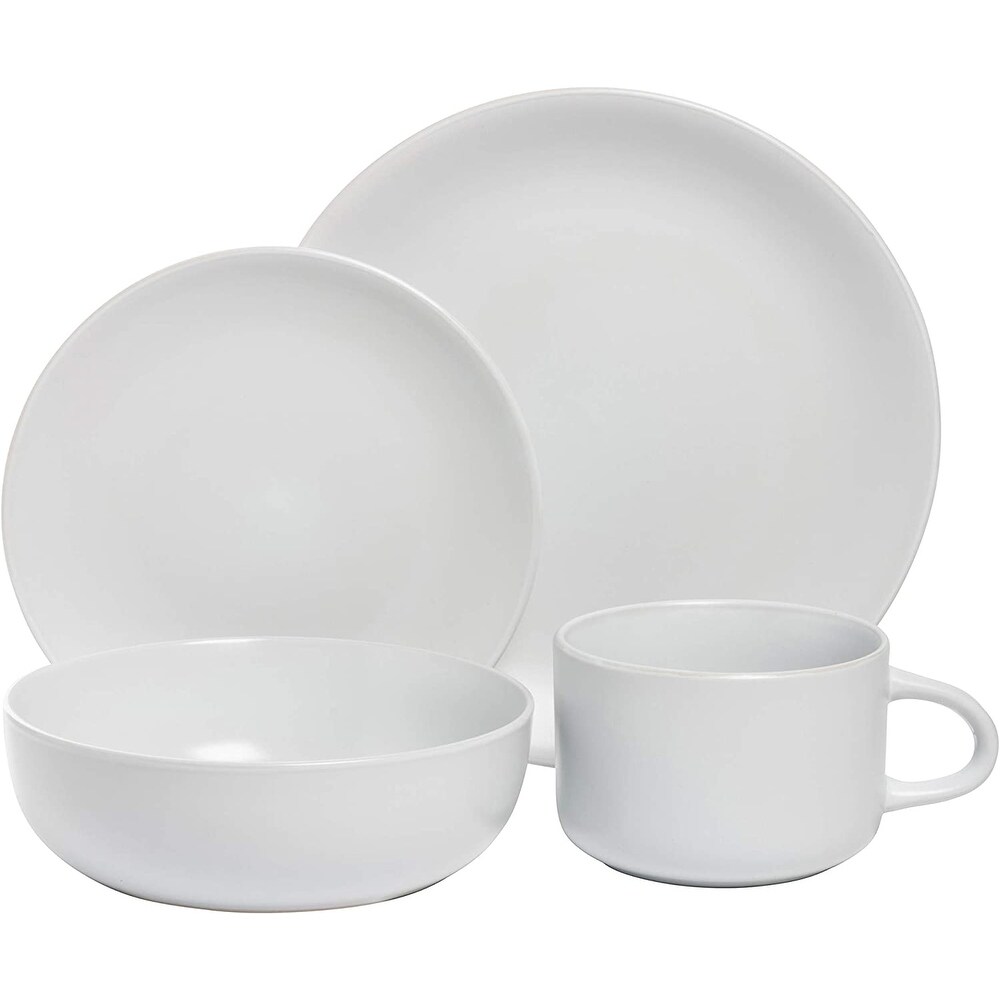 Wazee Matte 32 Pc Coupe Dinnerware Set