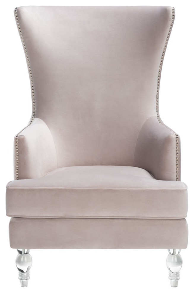 Safavieh Couture Geode Modern Wingback Chair   Eclectic   Armchairs And Accent Chairs   by Safavieh  Houzz