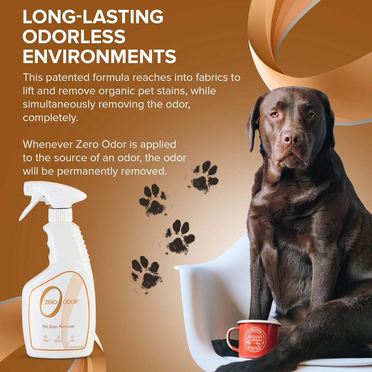 Zero Odor Pet Stain Remover Spray