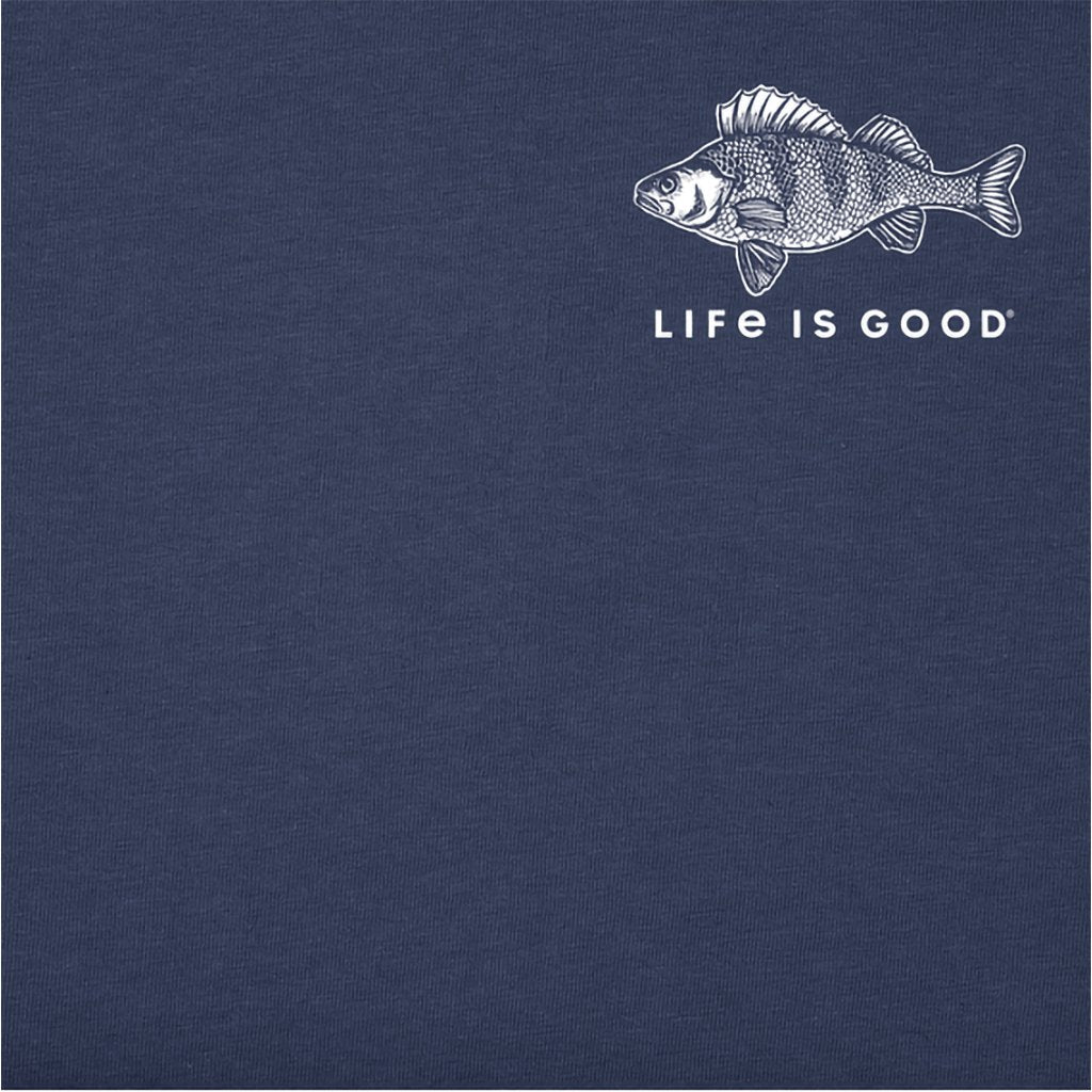 Life Is Good  Men's Diversified Freshwater Catches Crusher-LITE Tee