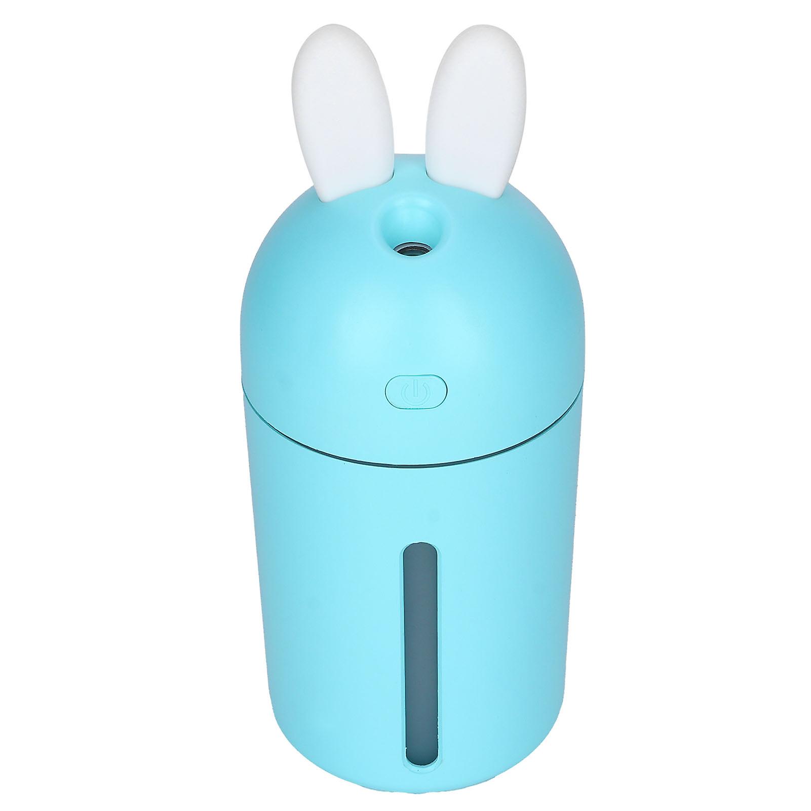 200ml Mini Air Humidifier 3 Hours Timing Ambience Night Light Desktop Humidifier Usb Poweredblue