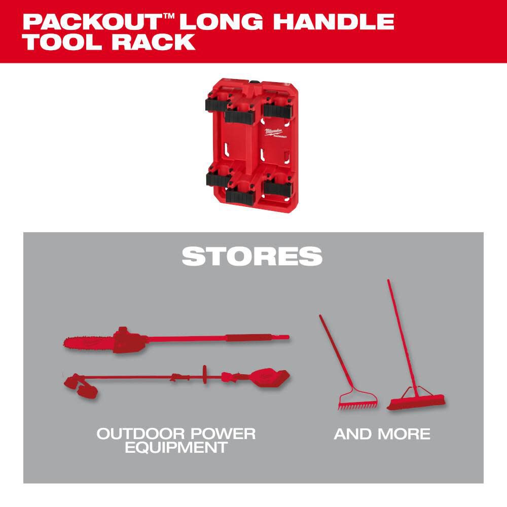 Milwaukee PACKOUT Long Handle Tool Rack 48-22-8349 from Milwaukee