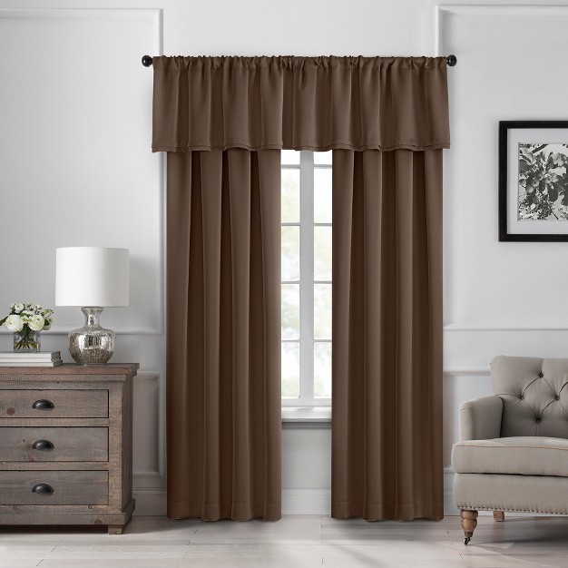 Vanderbilt Extra Wide Blackout Single Window Curtain Panel Sunveil