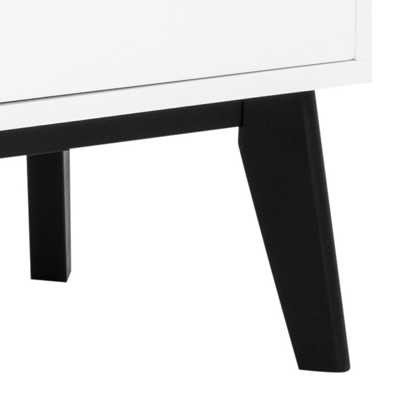 SABINE Sideboard Buffet 180cm - White/Black