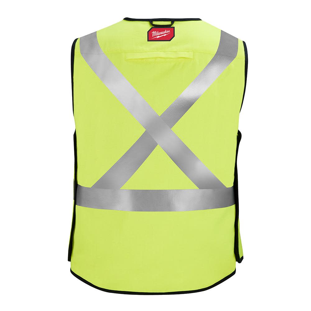 Milwaukee High Vis Safety Vest Yellow Class 2 Breakaway AR/FR Cat 1  L/XL