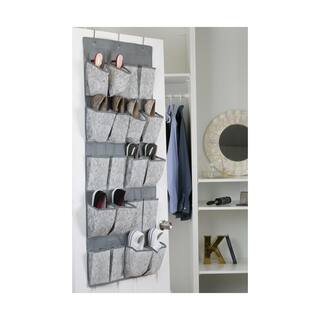 Laura Ashley 53.5 in. H 10-Pair Almeida Polypropylene Hanging Shoe Organizer LA-95606