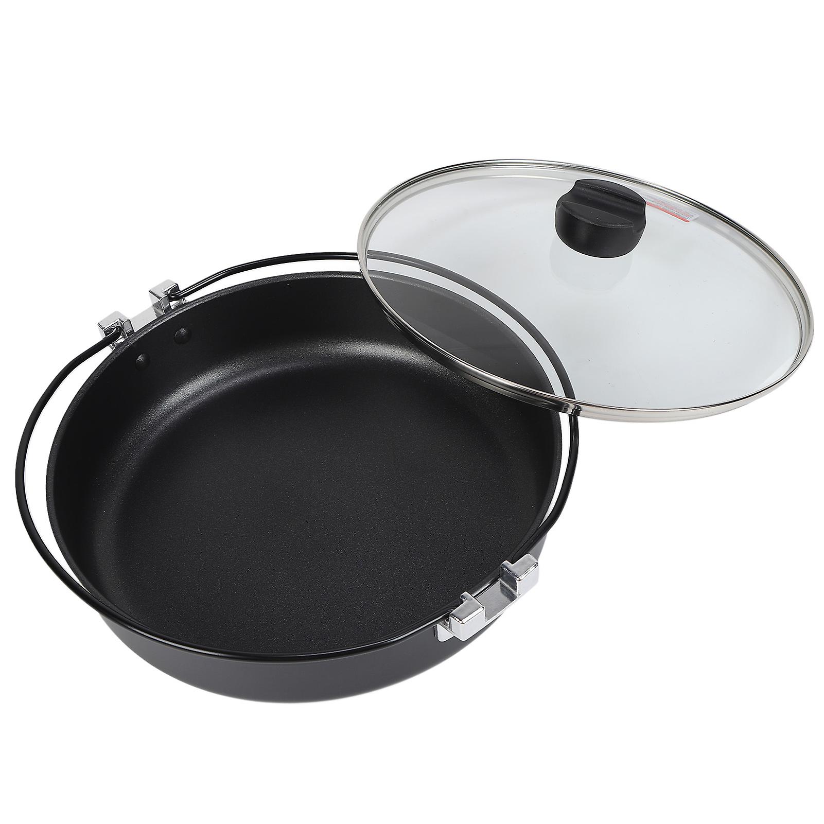 26.9cm Japanese Hot Pot Aluminium Alloy Soup Pot Saucepan Multipurpose Non Stick Cooking Pan With Lid