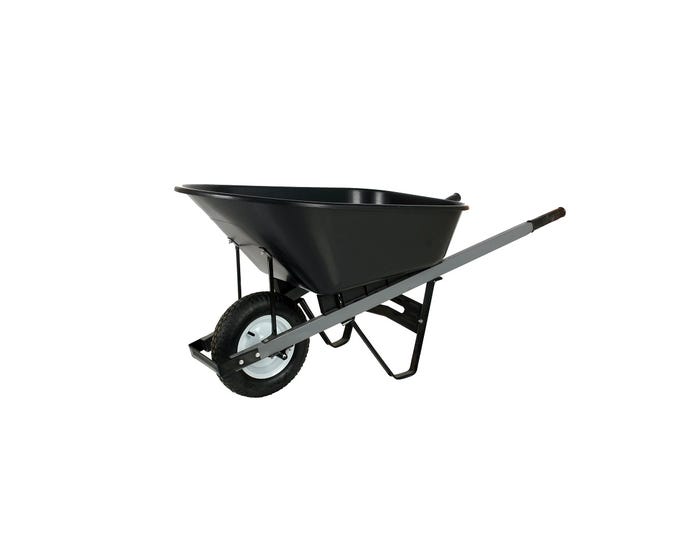 6 Cubic Foot Poly Wheelbarrow - WB6P