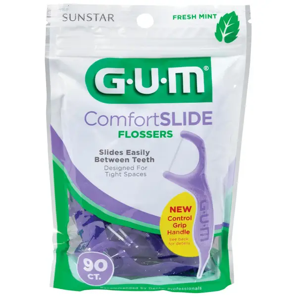 Sunstar 90 Count Comfort Slide Gum Flossers