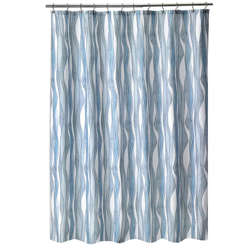 Popular Bath Shell Rummel Tidelines Shower Curtain