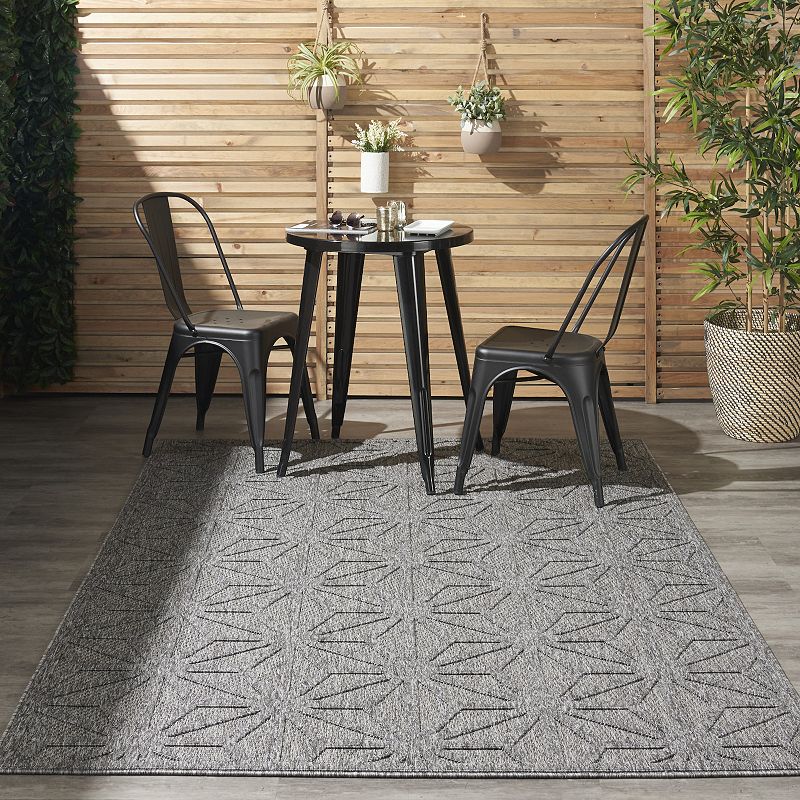 Nourison Palamos Starlight Outdoor Area Rug