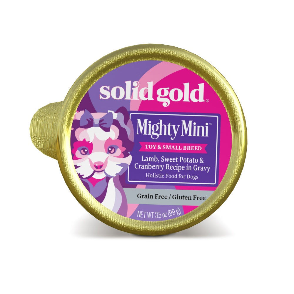 Solid Gold Mighty Mini Grain Free Toy and Small Breed Recipe with Lamb