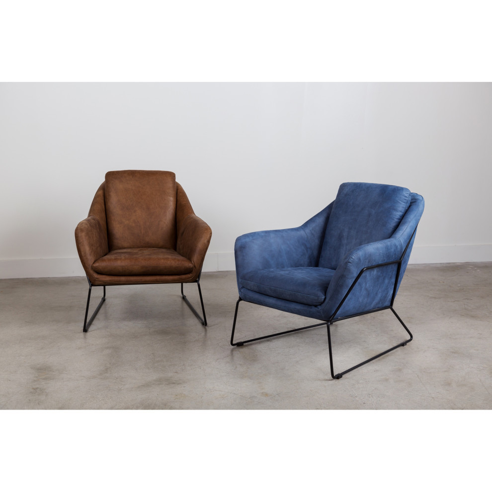 Greer Club Chair   Midcentury   Armchairs And Accent Chairs   by Kolibri Decor  Houzz