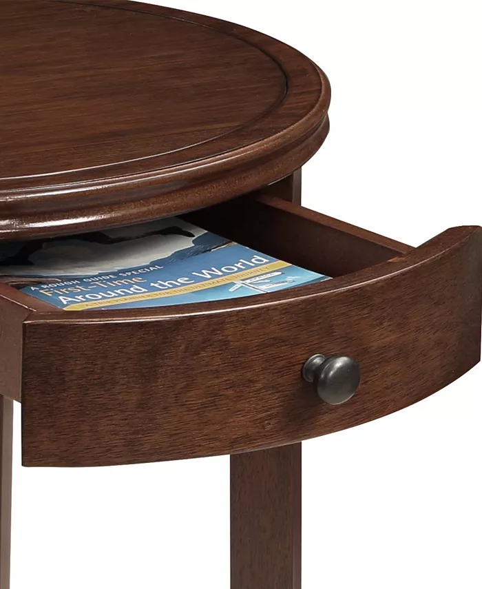 Convenience Concepts 18.25 Rubber wood AH Baldwin End Table