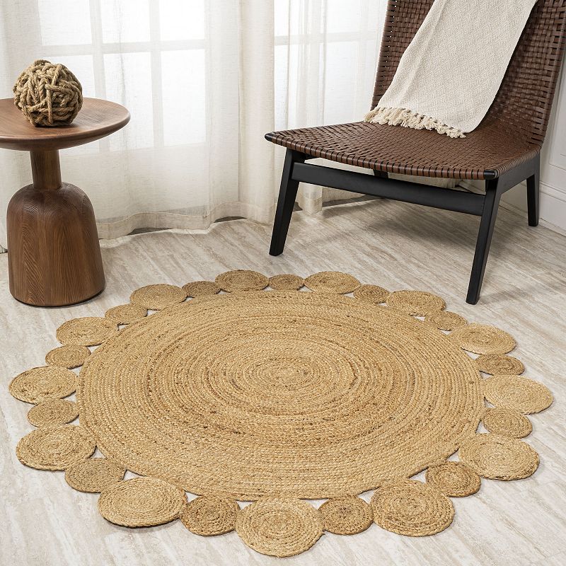 JONATHAN Y Eden Round Natural Jute Hippie Circle Rug