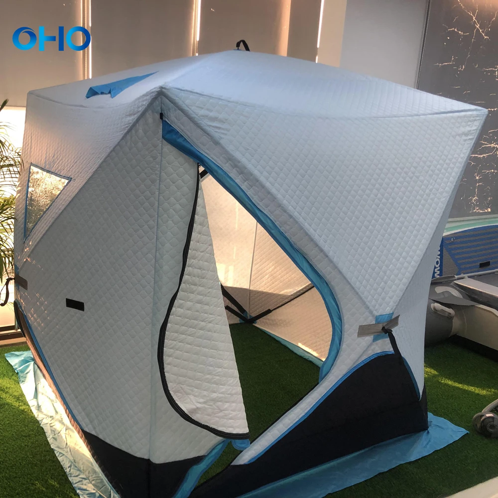 OHO Cheap 3m 4m 5m 6m Outdoor 4 Season Ice Fishing Tent Winter Shelter Tent sauna Tent