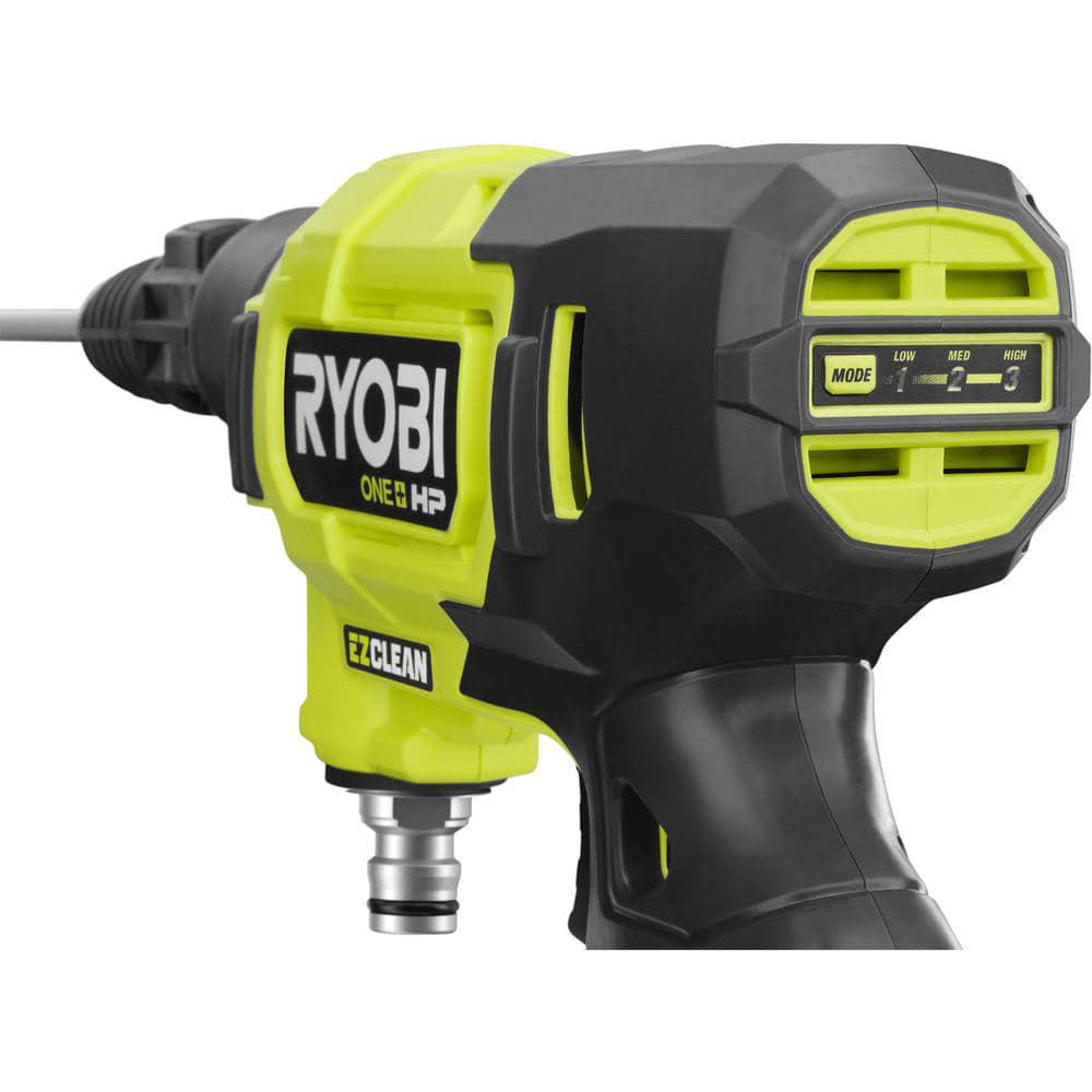 RYOBI ONE HP 18V Brushless EZClean 600 PSI 07 GPM Cordless Battery Cold Water Power Cleaner with 40 Ah Battery and Charger