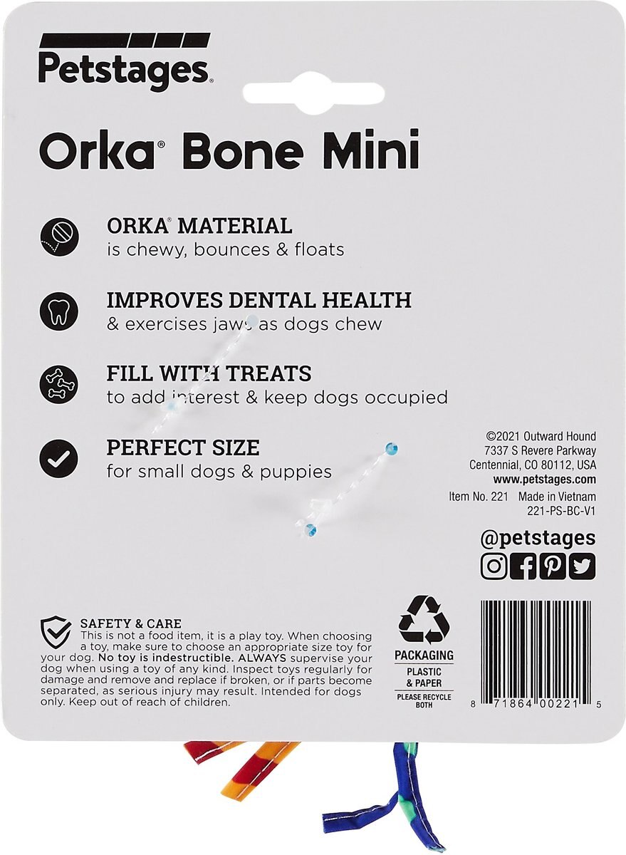 Petstages Orka Bone Tough Dog Chew Toy