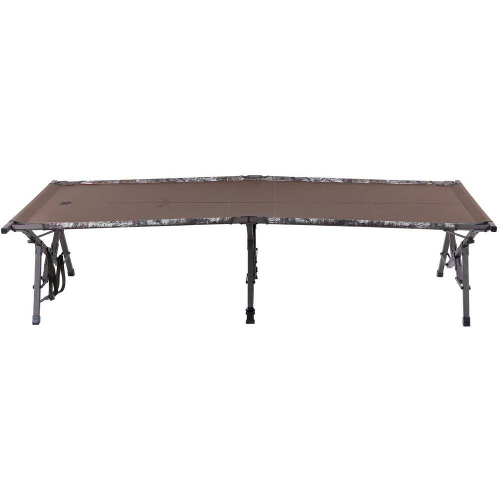 TR Fir Magnum XL Oversized Heavy-Duty 600 lbs. Weight Capacity Folding Camo Cot with Carry Bag TRF055