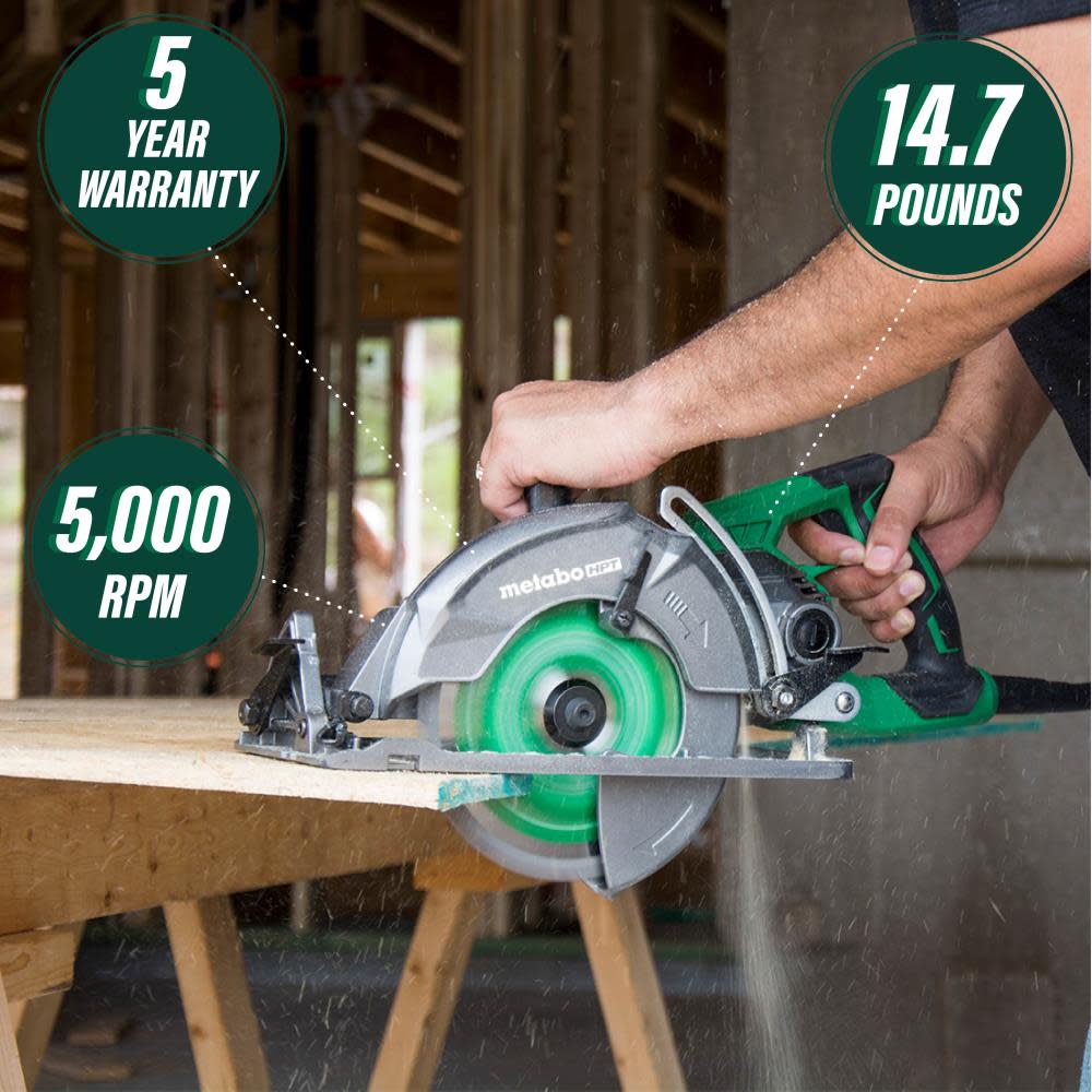 7-1/4-in Worm Drive Circular Saw ;