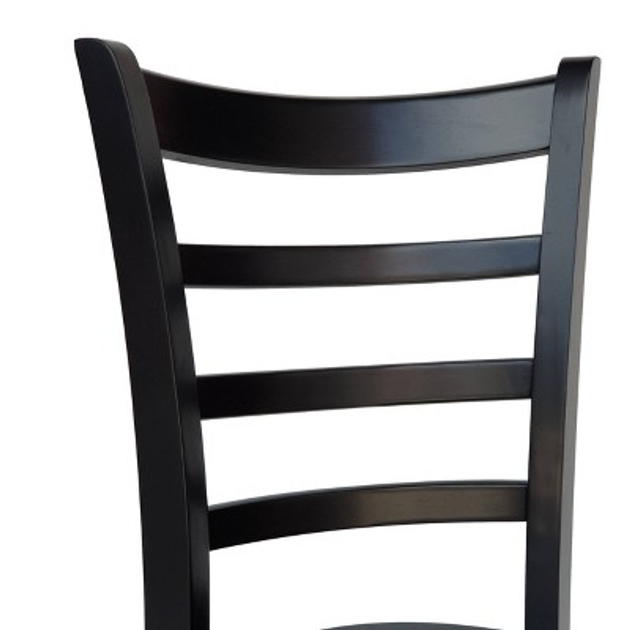 Set of 2 Prestage Farmhouse Wooden Dining Chairs Matte Black - Christopher Knight Home