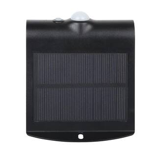 Defiant 120-Degree Solar Motion Activated Outdoor Integrated LED Area Light with Double Lighting (Black) SWL-1.5W Plus