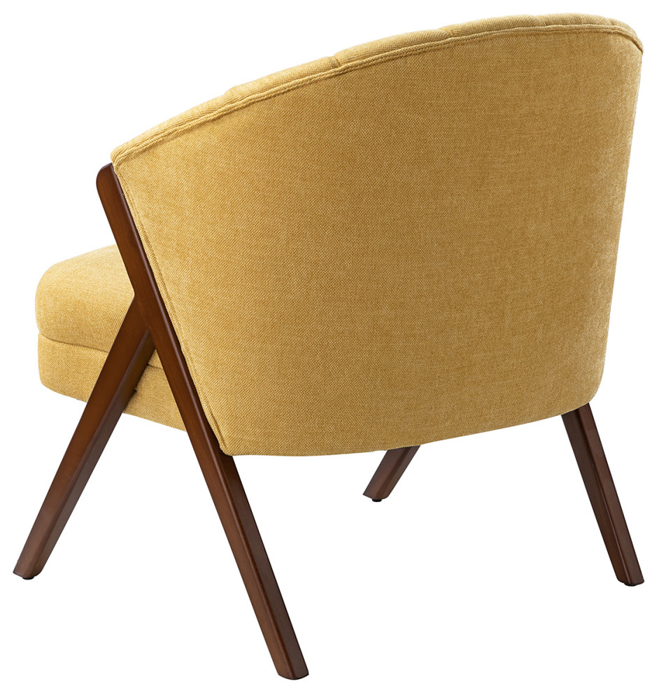 Barrel Chair   Midcentury   Armchairs And Accent Chairs   by Karat Home  Houzz