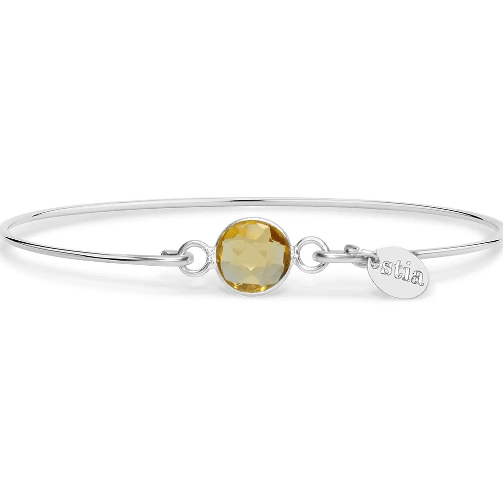 Stia  Signature Skinny Bracelet Citrine