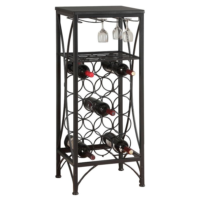 Monarch Home Bar Wine Rack Floor Decor