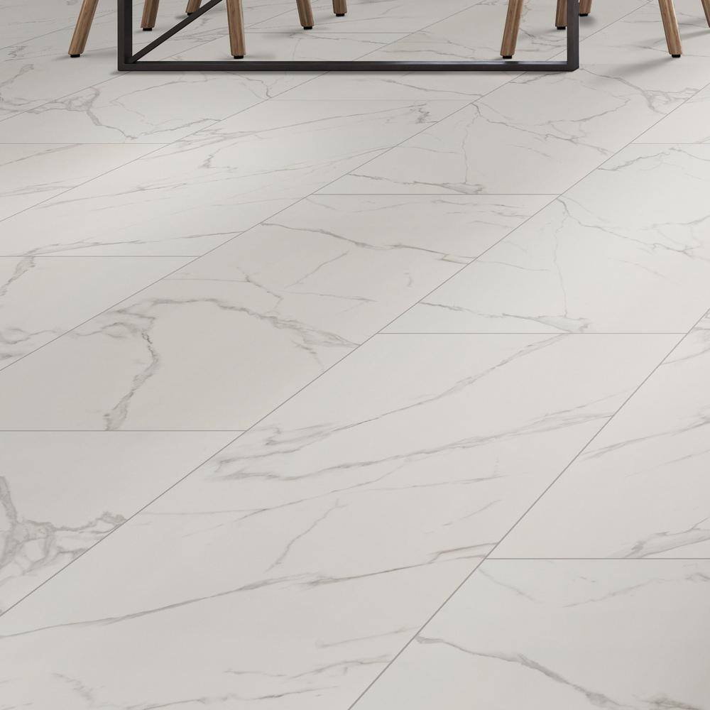 MSI Leonardo Venato 24 in. x 48 in. Polished Porcelain Marble Look Floor and Wall Tile (16 sq. ft.Case) NHDLEOVEN2448PC