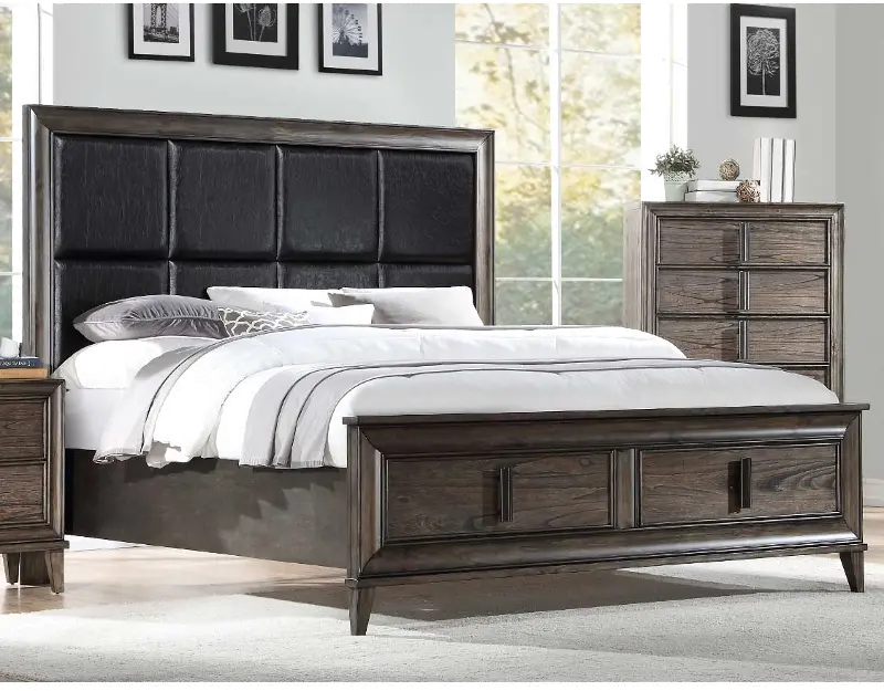 Stormont Brown King Storage Bed